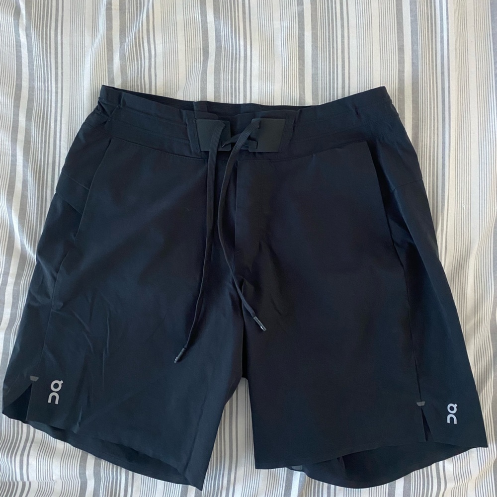 On Black Men's Hybrid Shorts